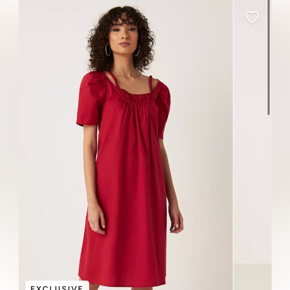 Who What Wear Dresses & Skirts - Who What Wear Vibrant Red Dress with detachable Bralette XL